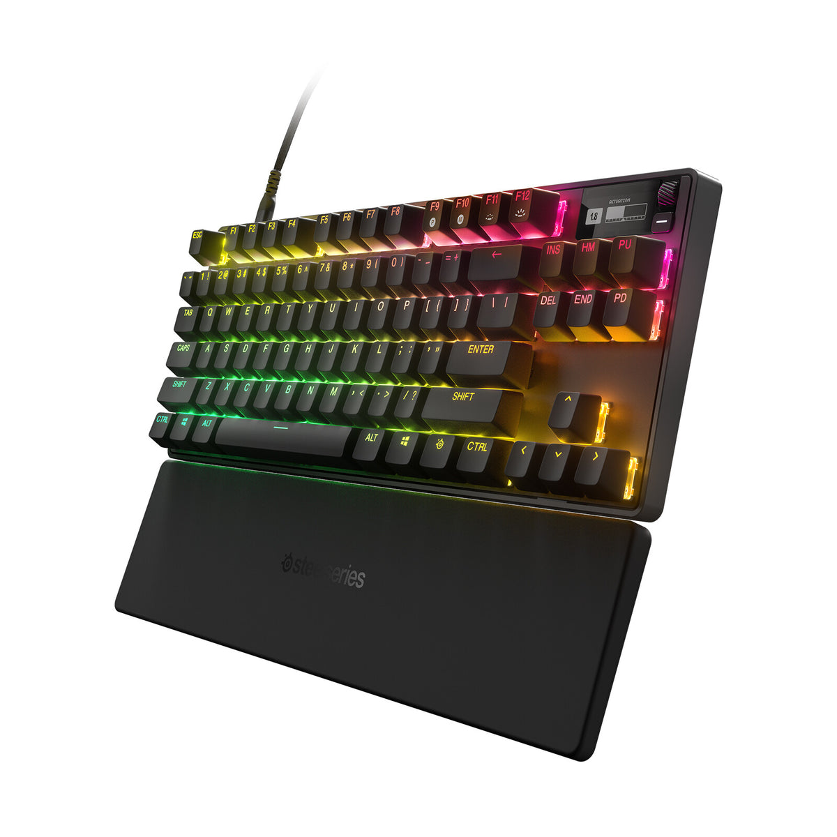 Steelseries APEX PRO TKL - USB Wired RGB Mechanical Gaming Keyboard in Grey (QWERTY UK)
