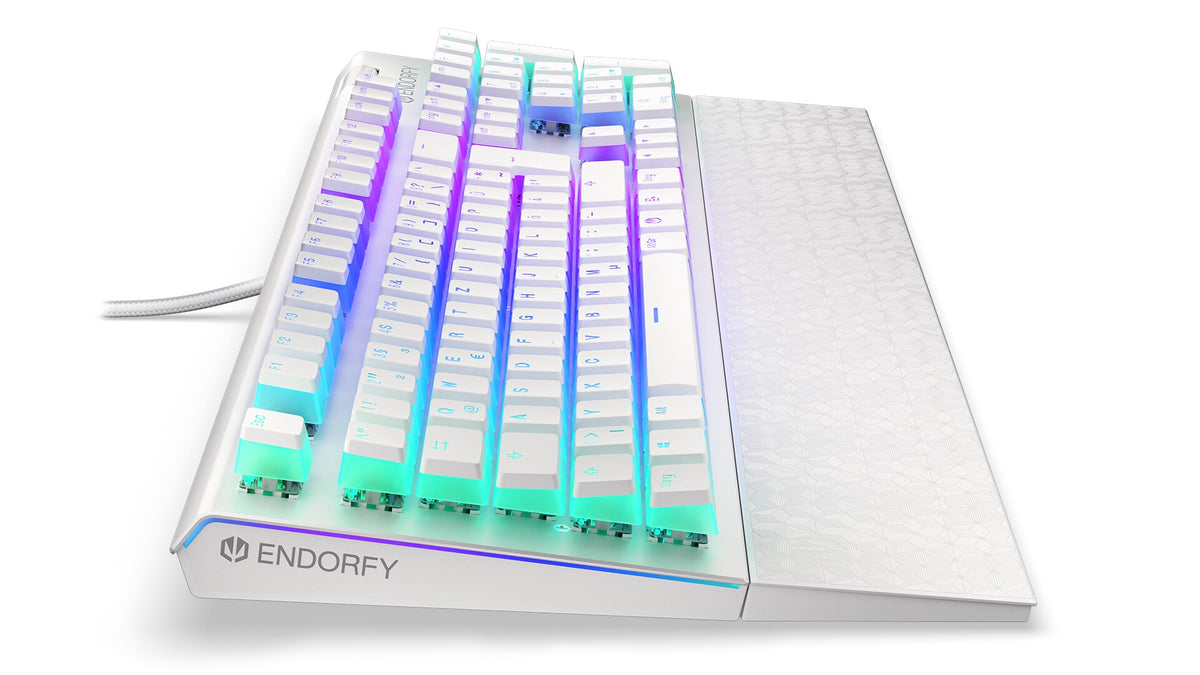 ENDORFY Thock - USB Wired RGB Mechanical Keyboard in White (QWERTZ German)