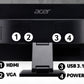 Acer UT1 UT241Y - 60.5 cm (23.8") - 1920 x 1080 pixels FHD LED Touchscreen Monitor