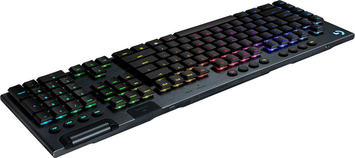 Logitech G - G915 LIGHTSPEED - RF Wireless + Bluetooth RGB Mechanical Gaming Keyboard in Black (QWERTY UK)