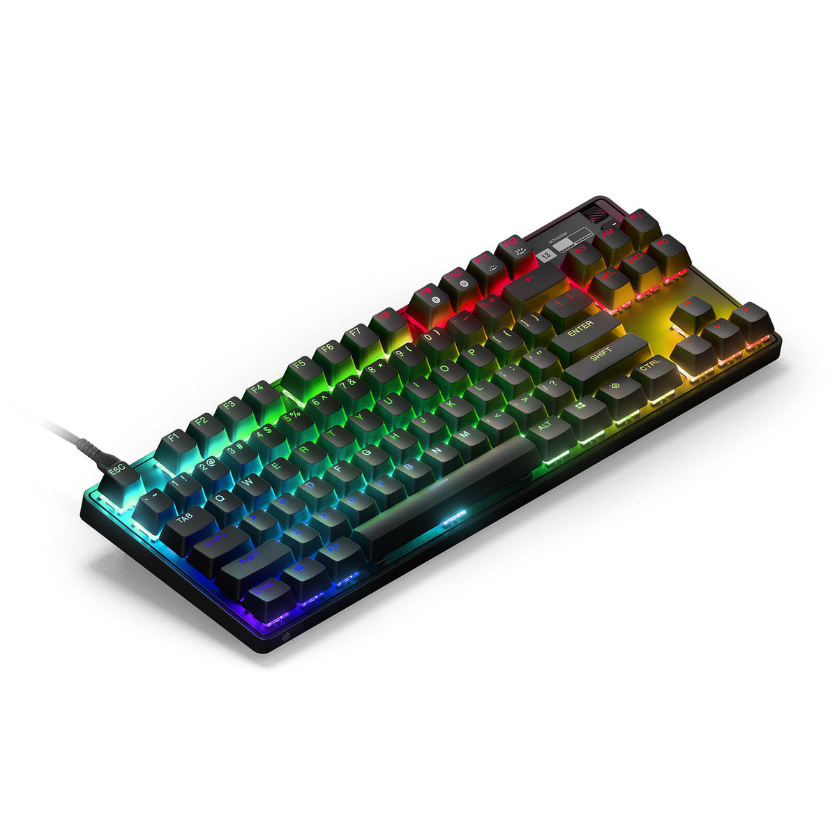 Steelseries APEX PRO TKL - USB Wired RGB Mechanical Gaming Keyboard in Grey (QWERTY UK)