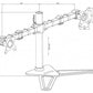 iiyama DS1002D-B1 - Desk Monitor Stand for 25.4 cm (10") to 76.2 cm (30")