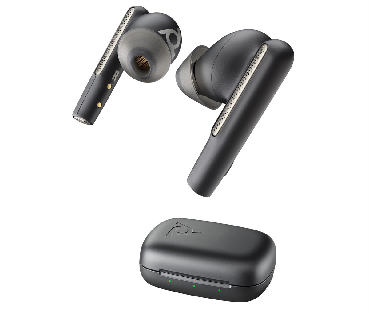 POLY Voyager Free 60 UC M Carbon Black Earbuds +BT700 USB-A Adapter +Basic Charge Case