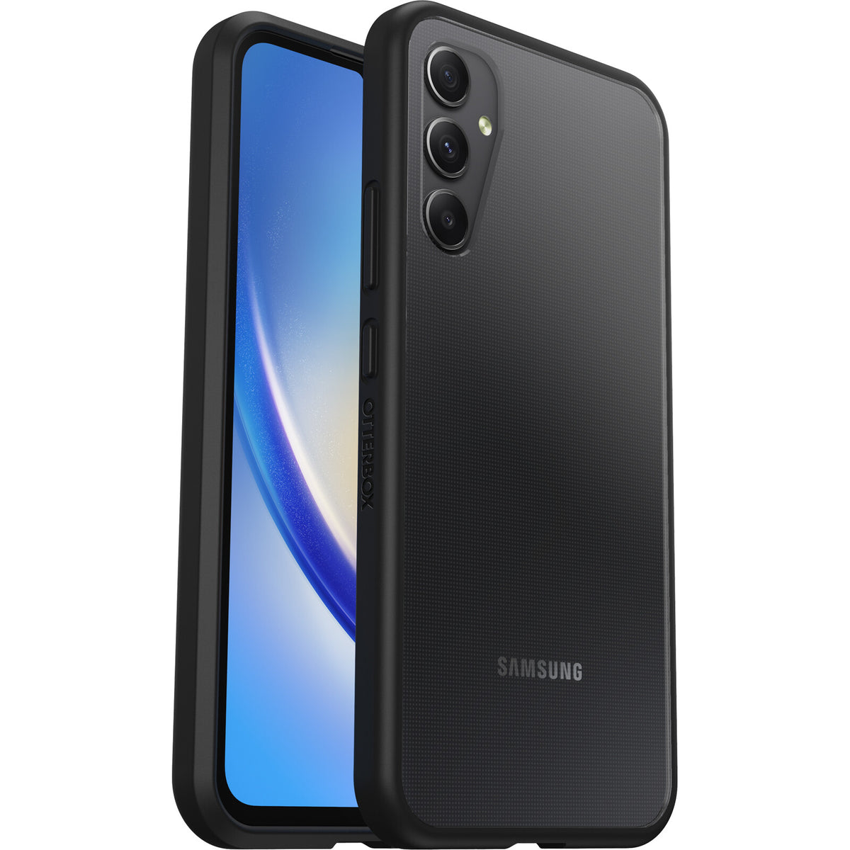 OtterBox React Case for Galaxy A34 (5G) in Black Crystal