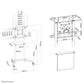 Neomounts NS-M1250BLACK - Rolling floor stand for 94 cm (37") to 177.8 cm (70")