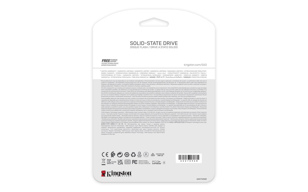 Kingston Technology NV2 M.2 2280 PCIe 4.0 NVMe SSD - 2 TB