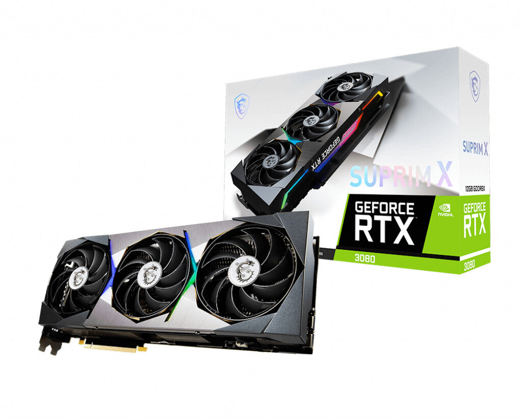 MSI SUPRIM X LHR - NVIDIA 12 GB GDDR6X GeForce RTX 3080 graphics card