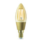 4lite WiZ Connected Smart Wi-Fi Filament Lightbulb - Amber - E14