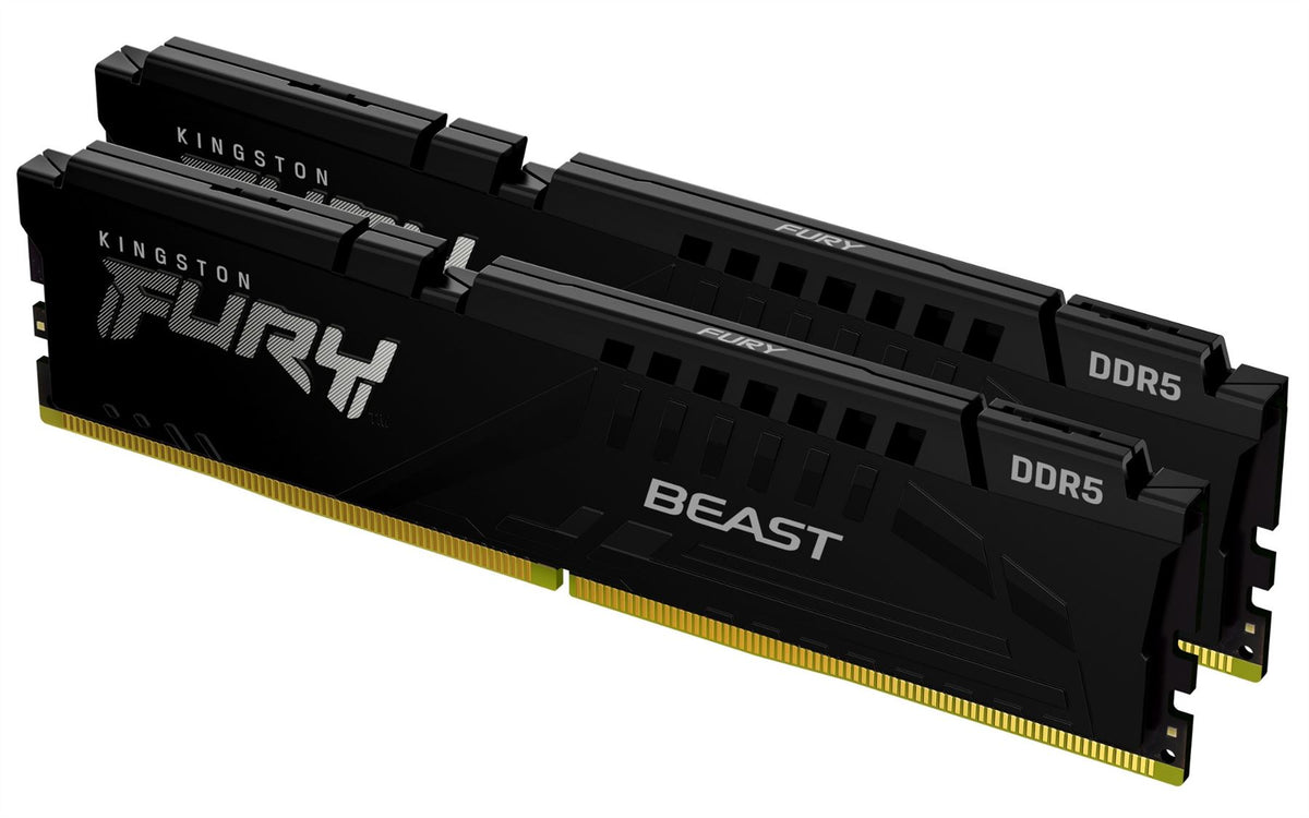 Kingston Technology FURY Beast 128GB 5600MT/s DDR5 CL40 DIMM (Kit of 2) Black