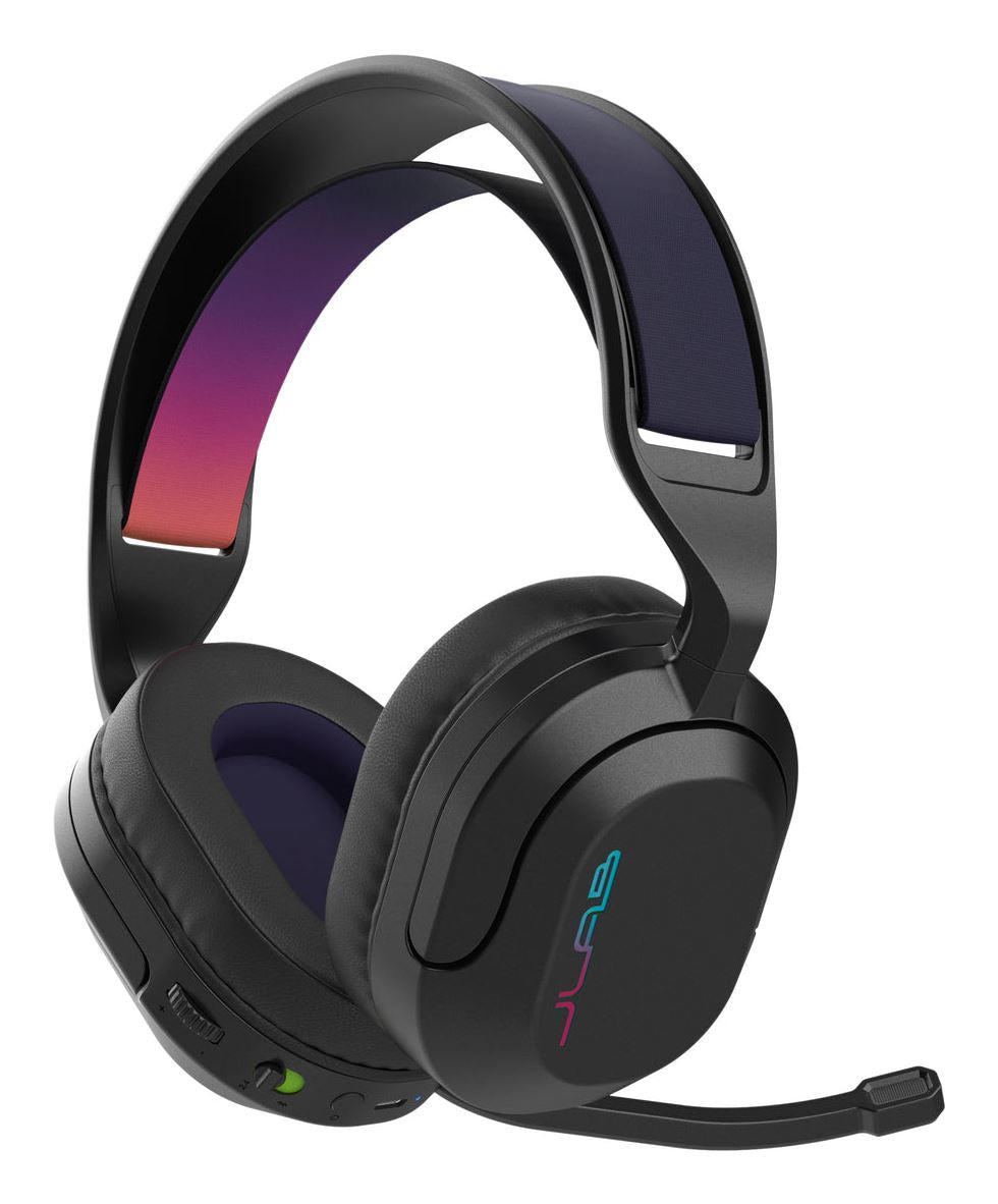 JLab Nightfall Headset Wireless Head-band Gaming USB Type-C Bluetooth Black