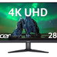 Acer Nitro KG282K - 71.1 cm (28") - 3840 x 2160 pixels 4K UHD LED Monitor