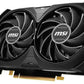 MSI VENTUS 2X BLACK 8G OC - NVIDIA 8 GB GDDR6 GeForce RTX 4060 Ti graphics card