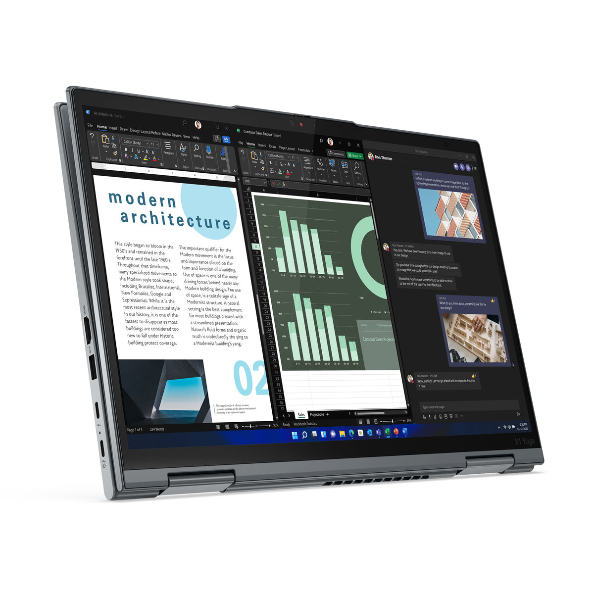 Lenovo ThinkPad Yoga X1 Gen 7 (14&quot; Intel) Intel® Core™ i7 i7-1260P Hybrid (2-in-1) 35.6 cm (14&quot;) Touchscreen WQUXGA 16 GB LPDDR5-SDRAM 512 GB SSD Wi-Fi 6E (802.11ax) Windows 11 Pro Grey