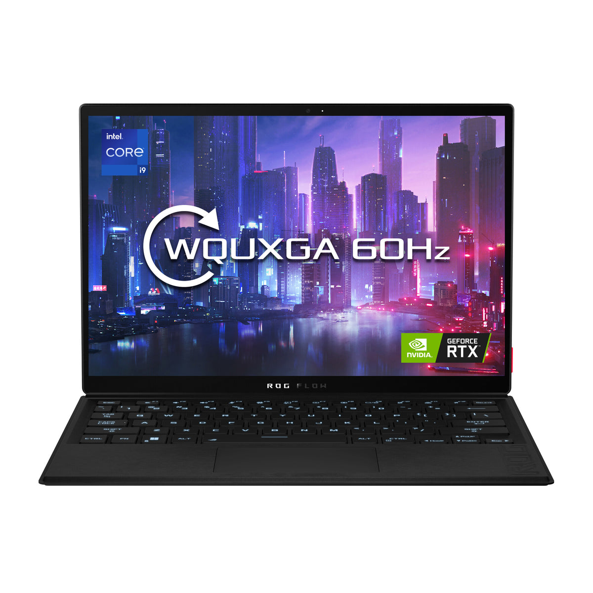 ASUS ROG Flow Z13 Hybrid (2-in-1) - 34 cm (13.4") - Touchscreen - Intel® Core™ i9-12900H - 16 GB LPDDR5-SDRAM - 1 TB SSD - NVIDIA GeForce RTX 3050 Ti - Wi-Fi 6E - Windows 11 Home - Black