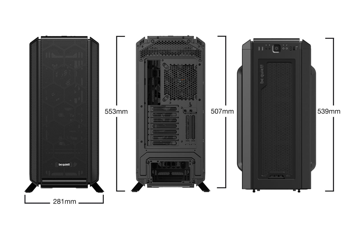 be quiet! Silent Base 802 - Windowed Midi Tower in Black