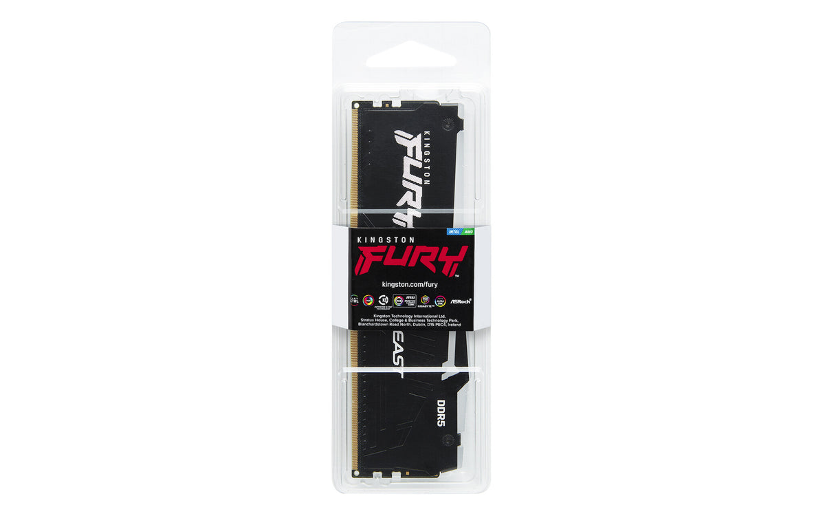 Kingston Technology FURY Beast RGB - 32 GB 1 x 32 GB 5200MT/s DDR5 memory module