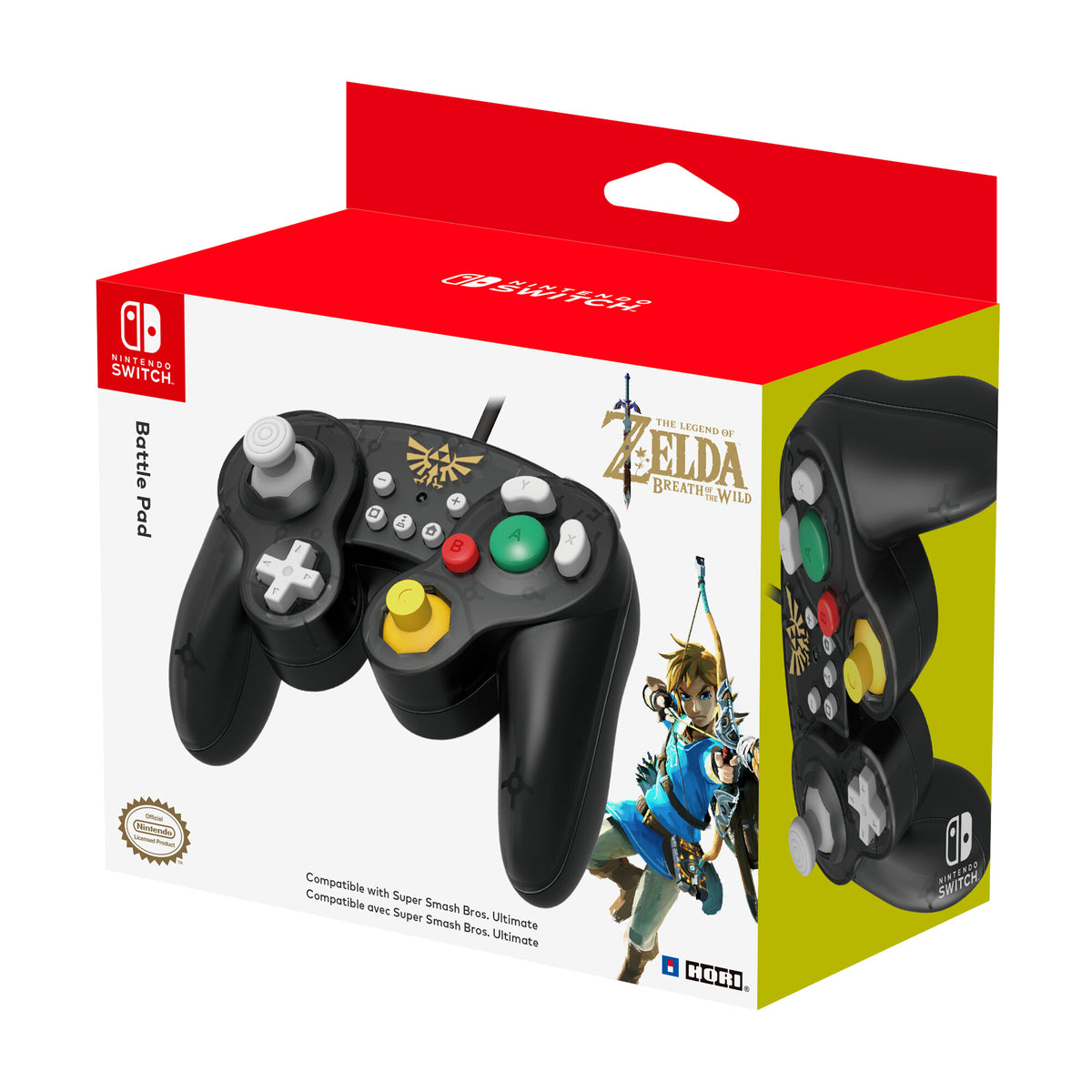 Hori Battle Pad - USB Controller for Nintendo Switch - Zelda