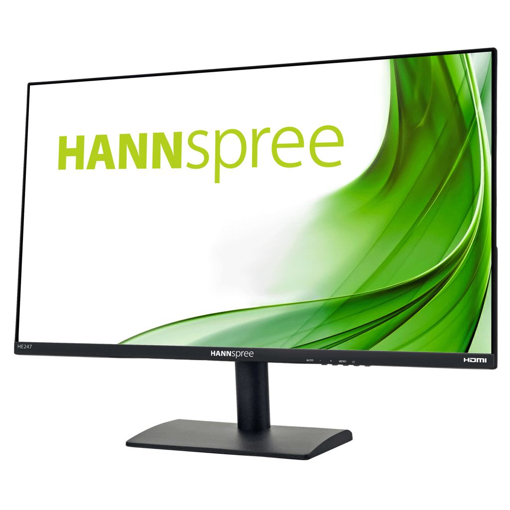 Hannspree HE247HPB - 23.8" FHD super-slim desktop Monitor; 3H hard coated