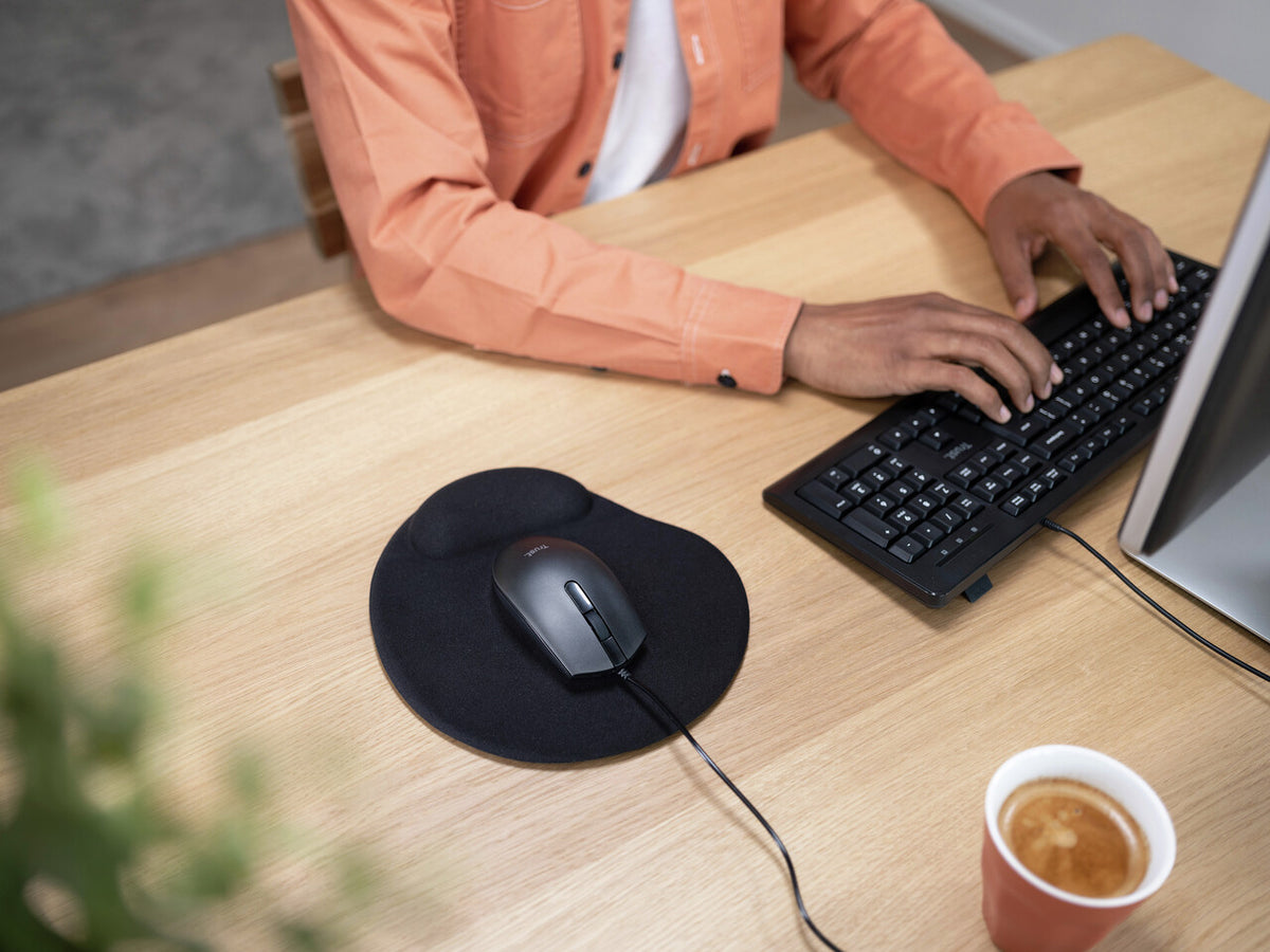 Trust Basi USB Type-A Optical mouse - 1,200 DPI