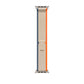 Apple MT5X3ZM/A - 49mm Orange/Beige Trail Loop - M/L