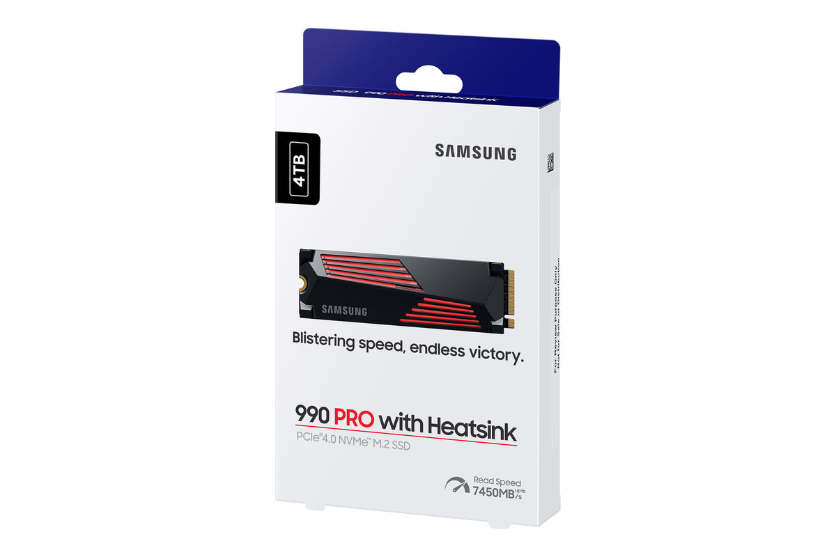 Samsung 990 Pro - PCI Express 4.0 V-NAND TLC NVMe M.2 SSD - 4 TB