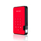 iStorage diskAshur2 - Secure Encrypted External hard drive in Red - 2 TB