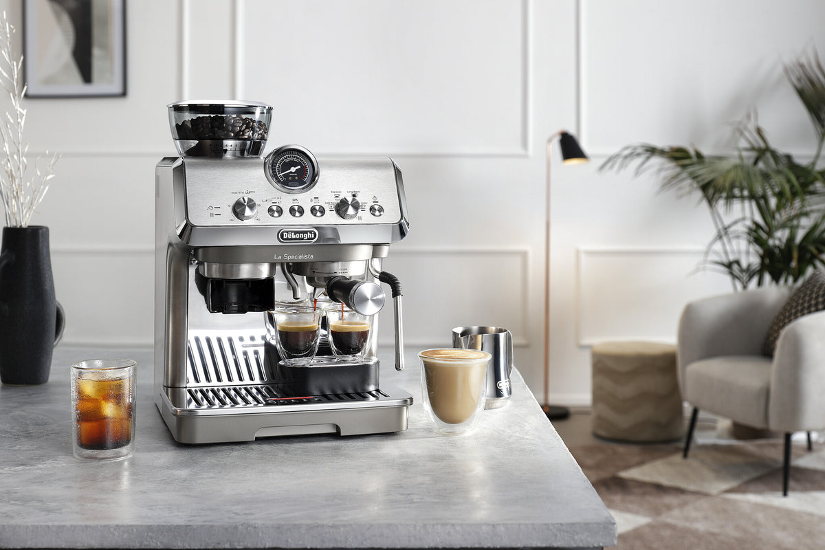 De’Longhi La Specialista Arte Evo - Manual Coffee Machine in Silver