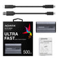 ADATA SE880 - USB Type-C External SSD in Grey - 500 GB