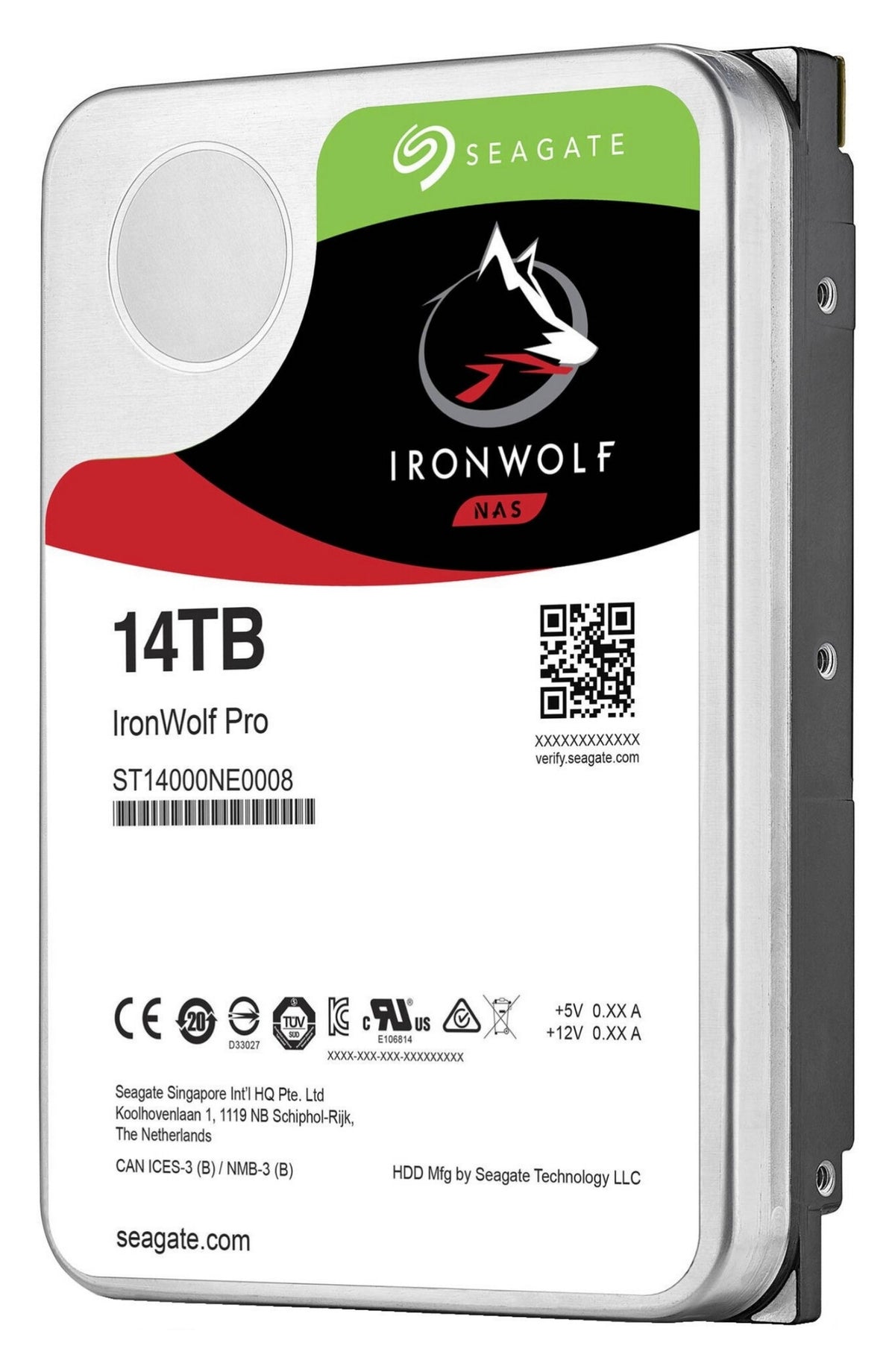 Seagate IronWolf Pro - Serial ATA III 3.5" Internal hard drive - 14 TB