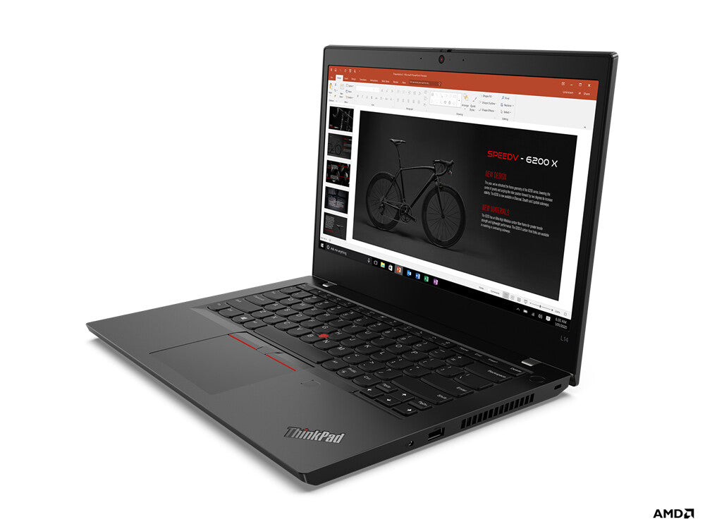 Lenovo ThinkPad L14 Laptop - 35.6 cm (14") - AMD Ryzen™ 3 PRO 4450U - 8 GB DDR4-SDRAM - 256 GB SSD - Windows 11 Pro - Black