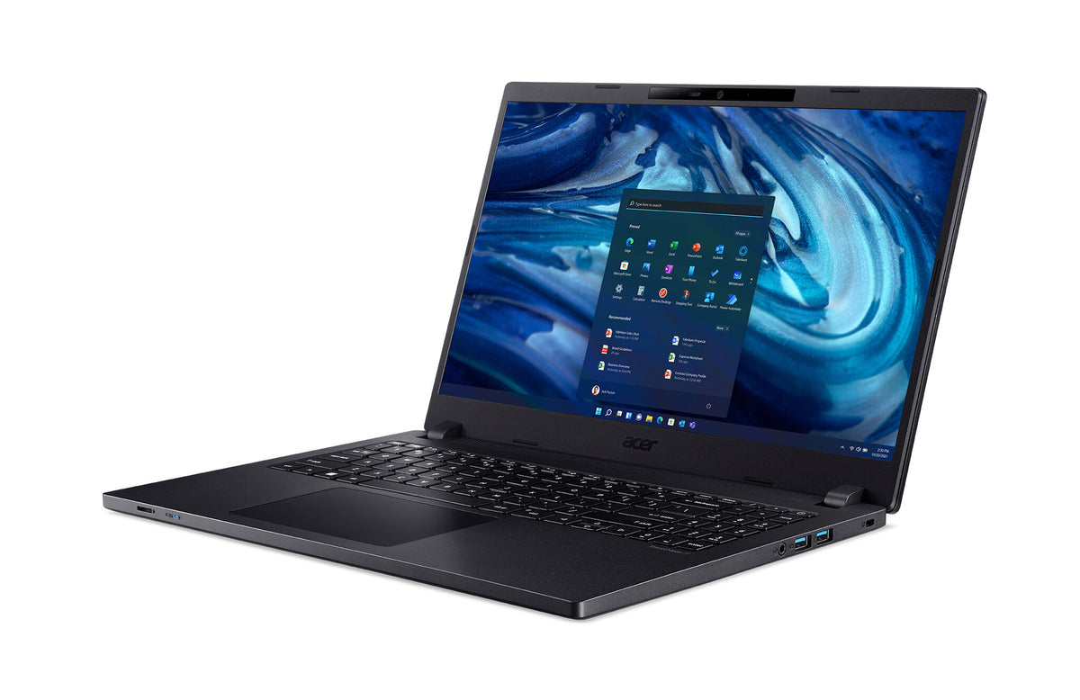 Acer TravelMate P2 Laptop - 39.6 cm (15.6") - Intel® Core™ i7-1255U - 16 GB DDR4-SDRAM - 512 GB SSD - Wi-Fi 6 - Windows 11 Pro - Black