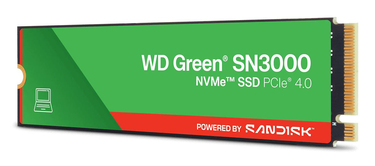 Western Digital Green SN3000 1 TB M.2 PCI Express 4.0 NVMe QLC 3D NAND
