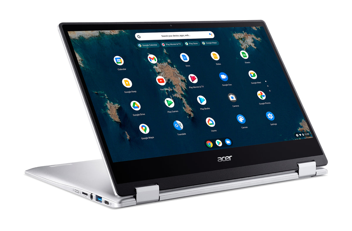 Acer Chromebook Spin 314 Hybrid (2-in-1) - 35.6 cm (14") - Touchscreen - Intel Celeron N4500 - 4 GB LPDDR4x-SDRAM - 128 GB eMMC - Wi-Fi 6 - ChromeOS - Silver