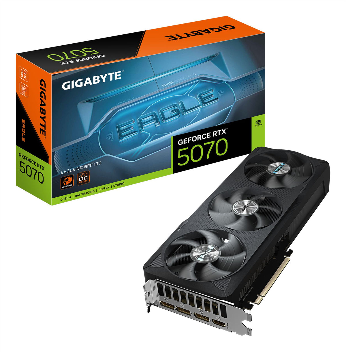 GIGABYTE EAGLE OC SFF - NVIDIA 12 GB GDDR7 GeForce RTX 5070 graphics card
