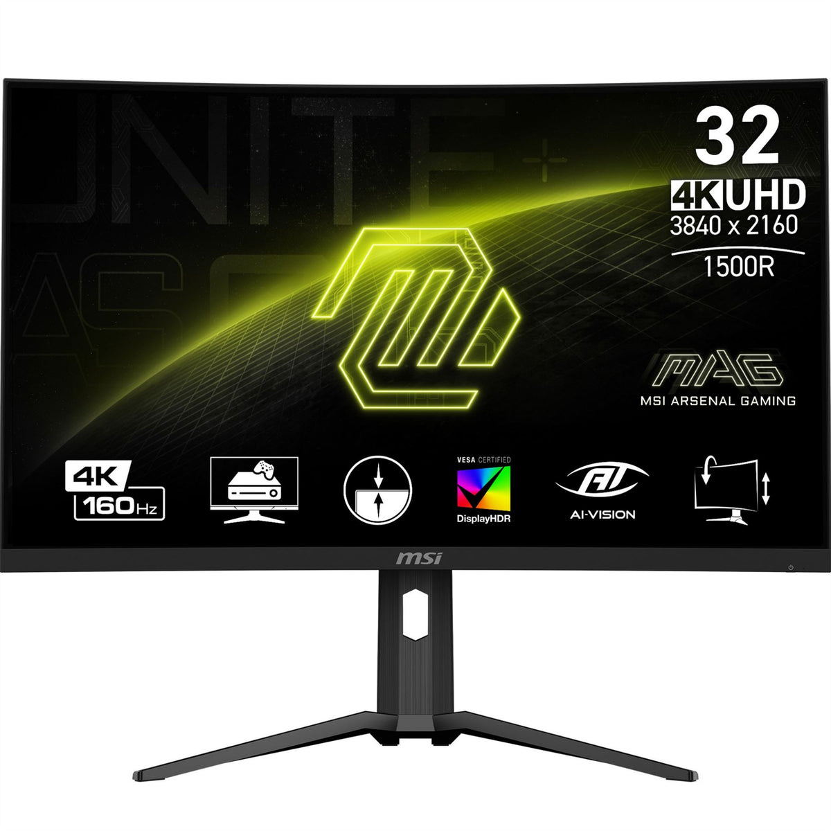 MSI MAG 321CUP - 80 cm (31.5&quot;) - 3840 x 2160 pixels 4K UHD Monitor