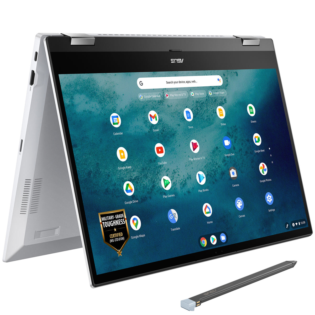 ASUS Chromebook Flip - 39.6 cm (15.6") - Touchscreen - Intel® Core™ i5-1135G7 - 8 GB LPDDR4x-SDRAM - 256 GB SSD - Wi-Fi 6 - ChromeOS - White