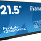 iiyama ProLite T2255MSC-B1 - 54.6 cm (21.5") - 1920 x 1080 pixels FHD LCD Touchscreen Portable Monitor