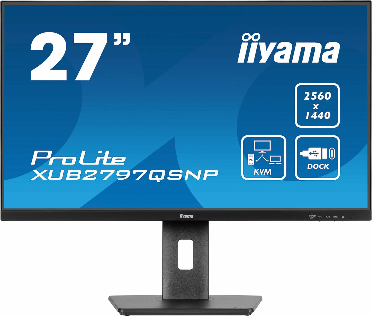 iiyama ProLite XUB2797QSNP-B1 - 68.6 cm (27") - 2560 x 1440 pixels WQHD LED Monitor