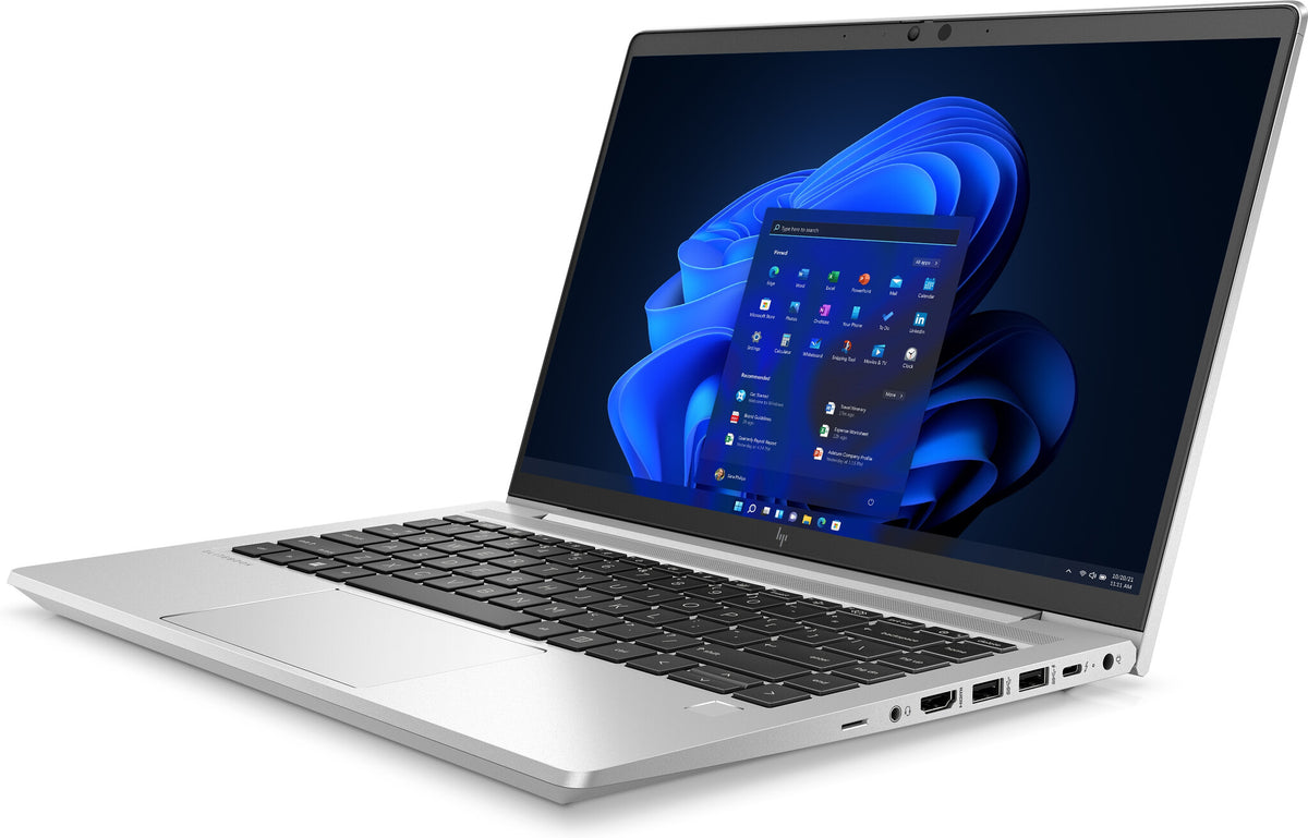 HP EliteBook 640 G9 Laptop - 35.6 cm (14") - Intel® Core™ i5-1235U - 8 GB DDR4-SDRAM - 256 GB SSD - Wi-Fi 6 - Windows 11 Pro - Silver