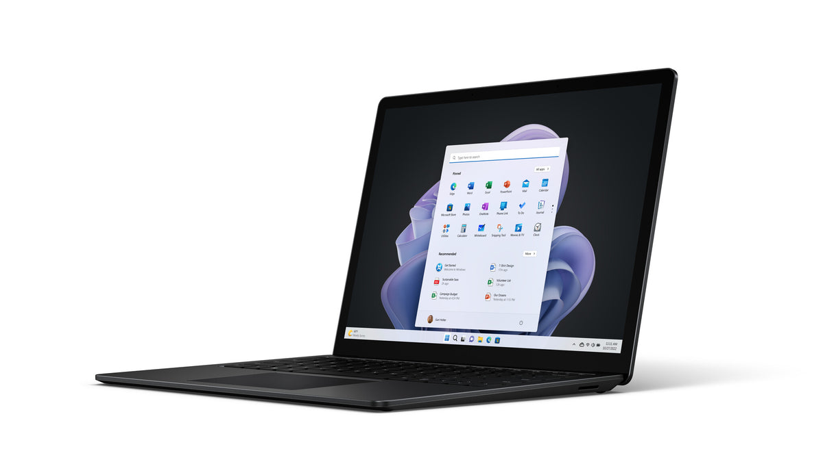 Microsoft Surface Laptop 5 - Touchscreen -  34.3 cm (13.5") - Intel® Core™ i5-1245U - 8 GB - 256 GB SSD - Wi-Fi 6 - Windows 10 Pro - Black