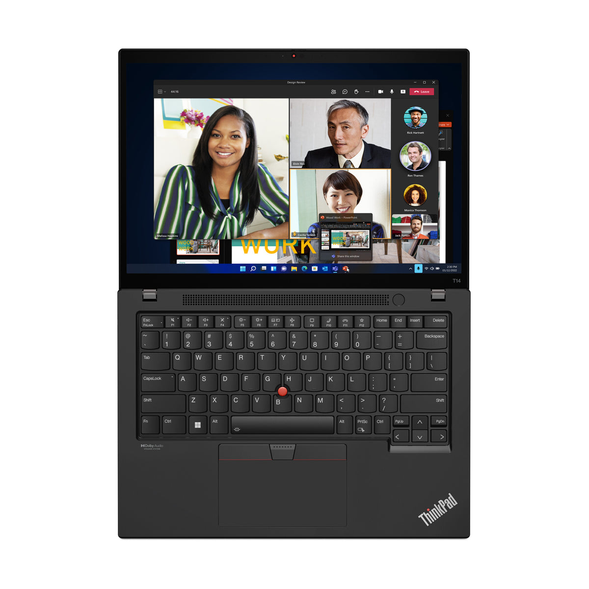Lenovo ThinkPad T14 Laptop - 35.6 cm (14&quot;) - Intel® Core™ i5-1235U - 8 GB DDR4-SDRAM - 256 GB SSD - Wi-Fi 6E - Windows 11 Pro - Black