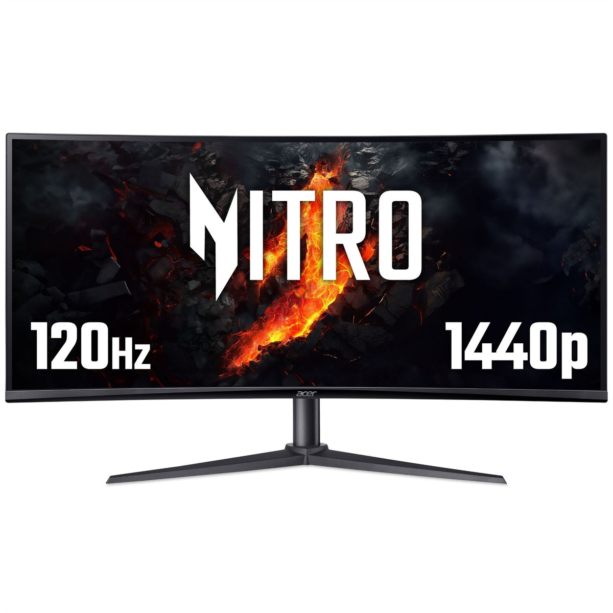 Acer NITRO XZ0 Nitro XZ340CUJ0 curved ultra-wide gaming monitor - 34&quot;, 21:9, 1500R curve, UltraWide Quad HD, 120Hz, 1ms, AdaptiveSync, HDR 10, HDMI &amp; DP