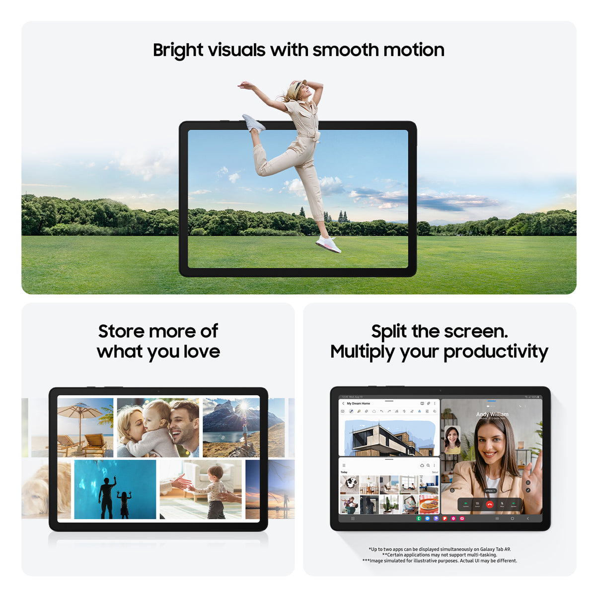 Samsung Galaxy Tab - 27.9 cm (11") - 128 GB - 8 GB - Wi-Fi 5 - Android 13 - Silver