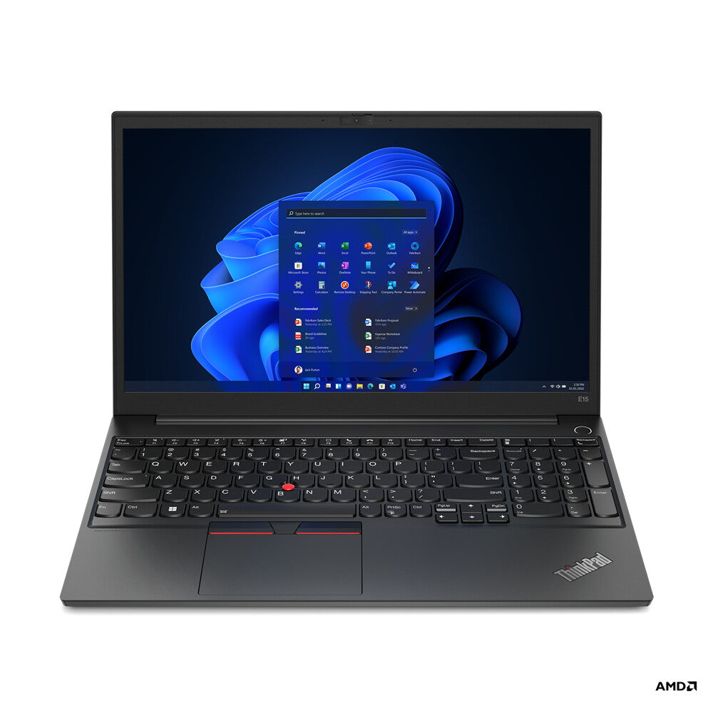 Lenovo ThinkPad E15 Gen 4 Laptop - 39.6 cm (15.6") - AMD Ryzen™ 5 5625U - 8 GB DDR4-SDRAM - 256 GB SSD - Wi-Fi 6 - Windows 11 Pro - Black