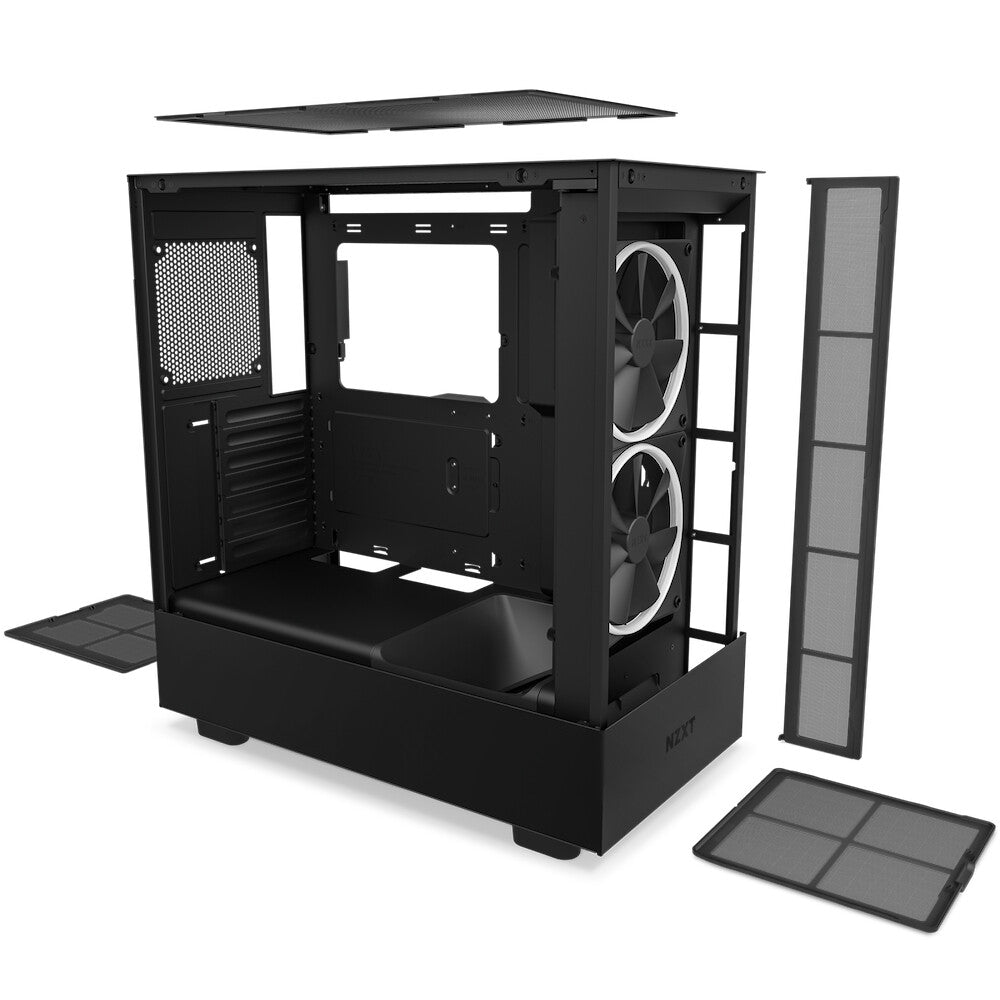 NZXT H5 Elite - ATX Mid Tower Case in Black / Transparent