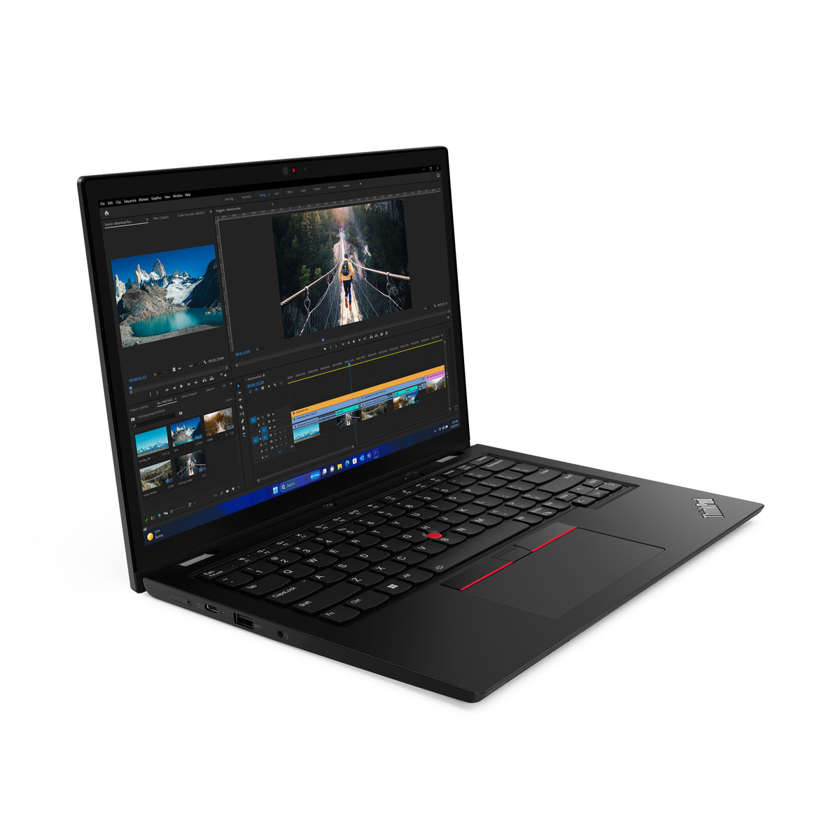 Lenovo ThinkPad L13 Hybrid (2-in-1) - 33.8 cm (13.3") - Touchscreen - Intel Core Ultra 7 155U - 16 GB LPDDR5-SDRAM - 512 GB SSD - Wi-Fi 6E - Windows 11 Pro - Black