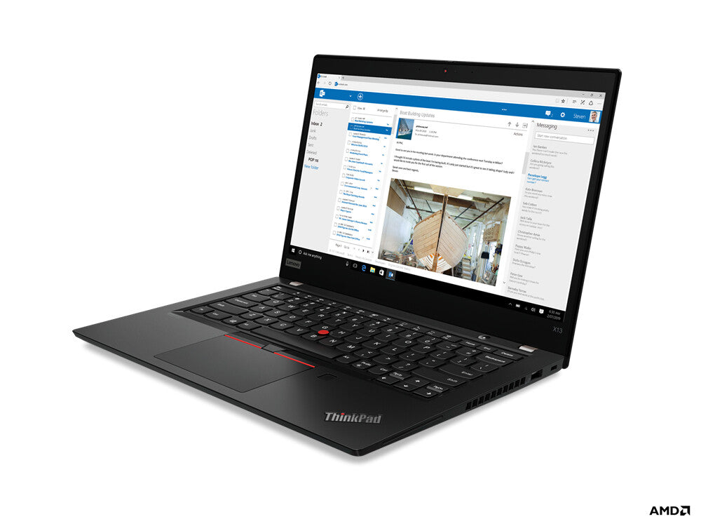 Lenovo ThinkPad X13 Laptop - 33.8 cm (13.3&quot;) - AMD Ryzen™ 5 PRO 4650U - 8 GB DDR4-SDRAM - 256 GB SSD - Wi-Fi 6 - Windows 10 Pro - Black