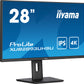 iiyama ProLite XUB2893UHSU-B5 - 71.1 cm (28") - 3840 x 2160 pixels 4K UHD LED Monitor