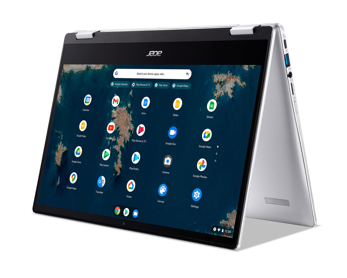 Acer Chromebook Spin 314 Hybrid (2-in-1) - 35.6 cm (14") - Touchscreen - Intel Celeron N4500 - 4 GB LPDDR4x-SDRAM - 128 GB eMMC - Wi-Fi 6 - ChromeOS - Silver