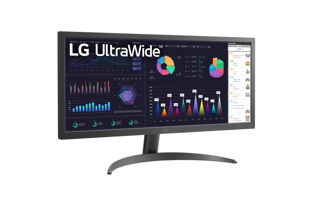 LG 26WQ500-B - 65.3 cm (25.7") - 2560 x 1080 pixels UltraWide FHD LED Monitor